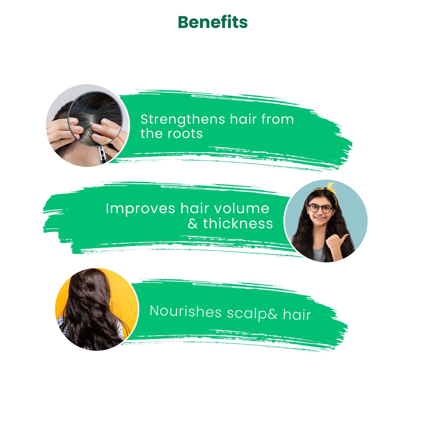 Benefits of Volume & Thickness Herbal Shampoo
