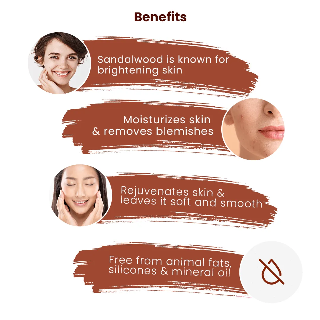 Benifits of Sandal Soap (Pack Of 5)