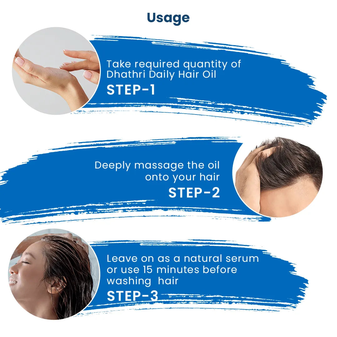 Usage of Daily Hair Oil