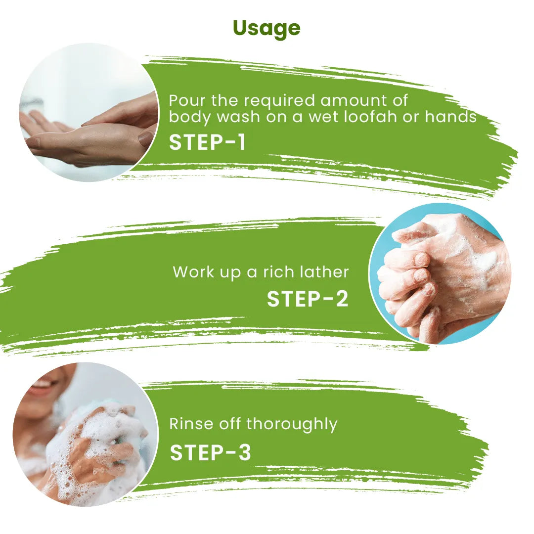 Usage of Refreshing Aloe Vera Body Wash