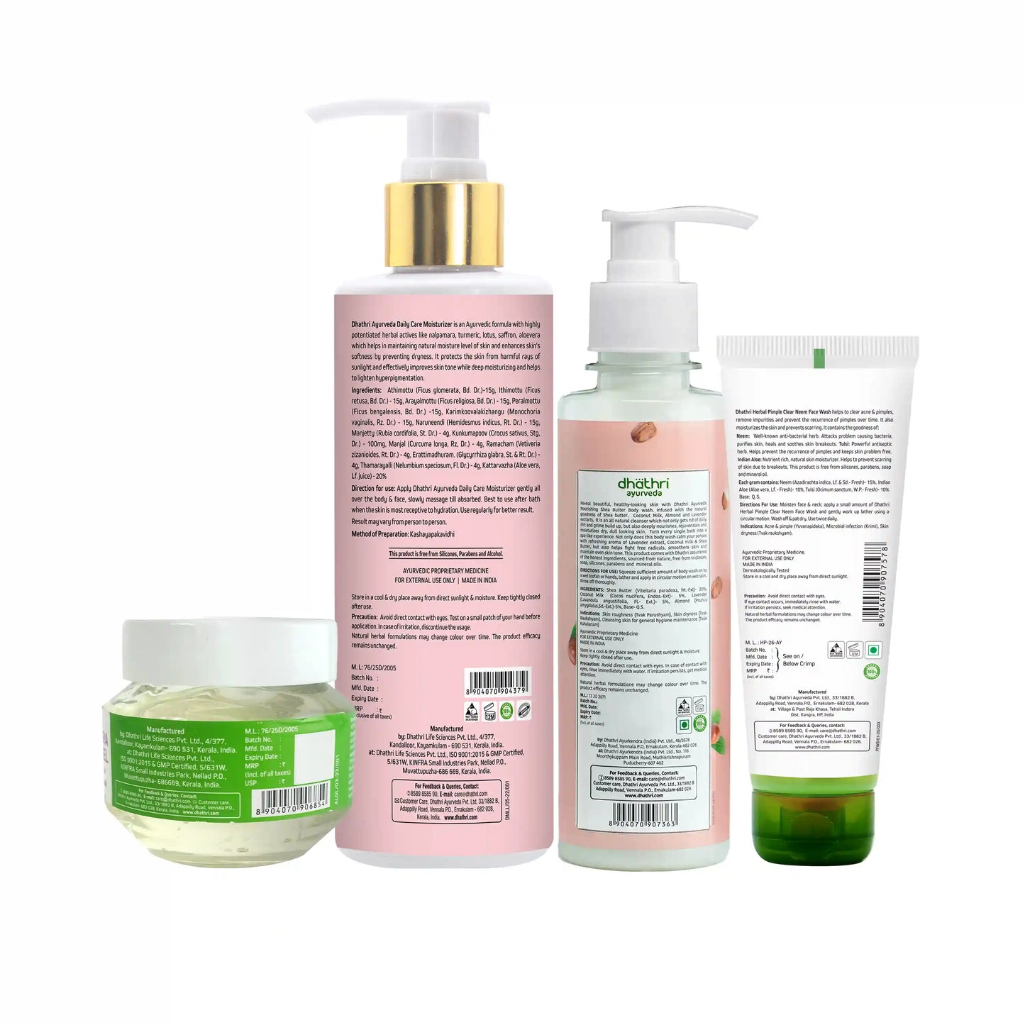 Summer Skin Care Kit Back image