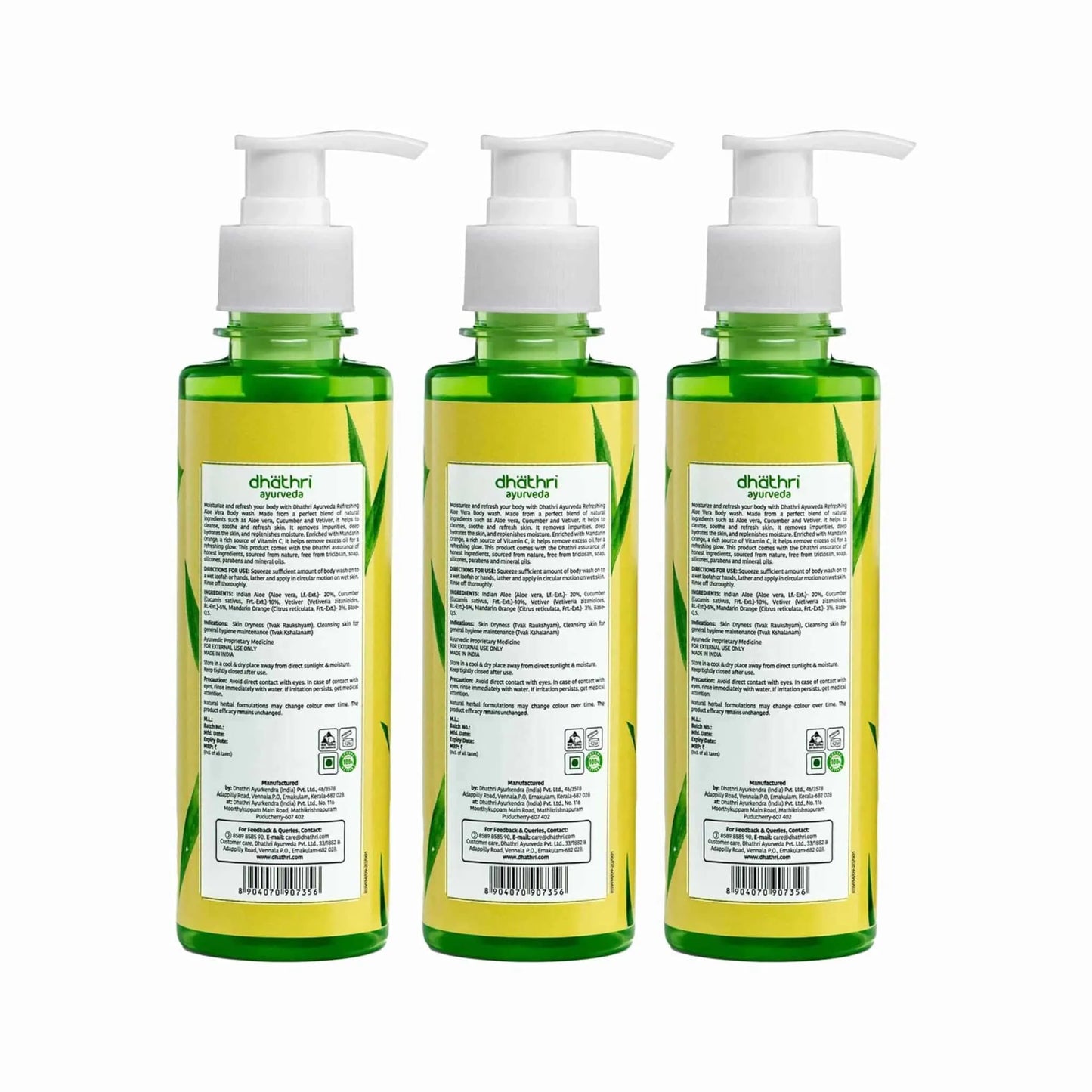 Aloe vera body wash