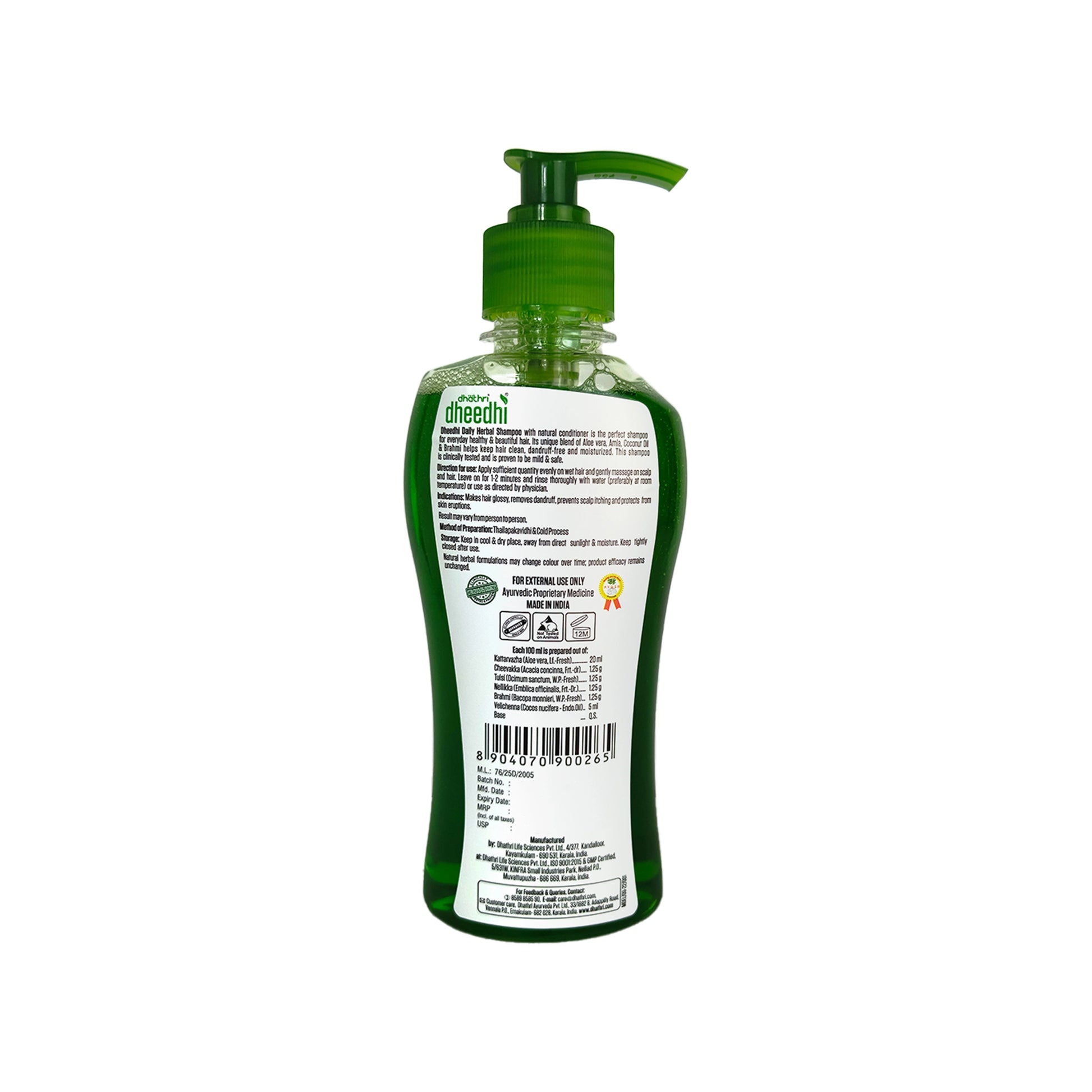 Dheedhi Daily Herbal Shampoo