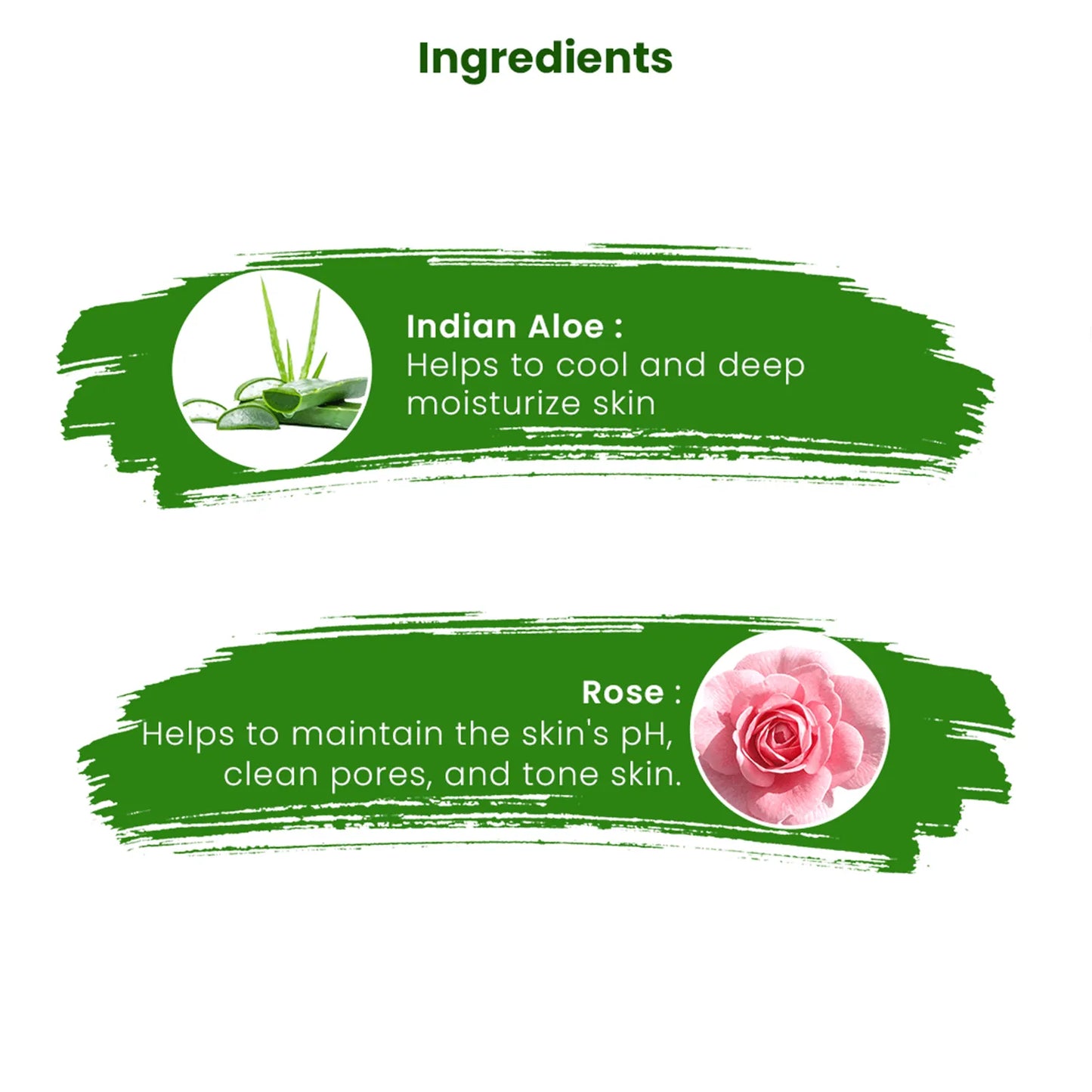 Ingredients of Moisturizing Aloe Vera Beauty Gel
