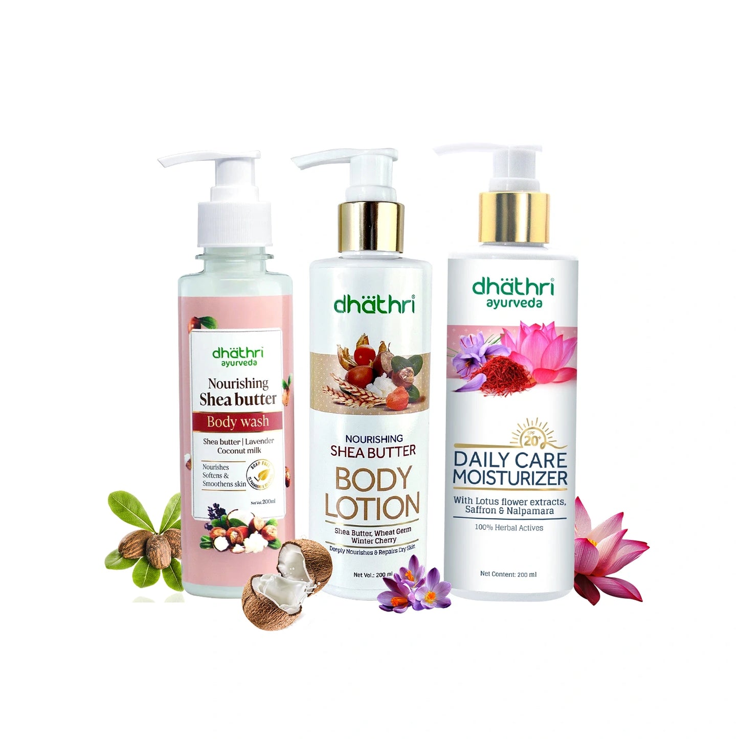 Dhathri Winter Skin Care Kit Back