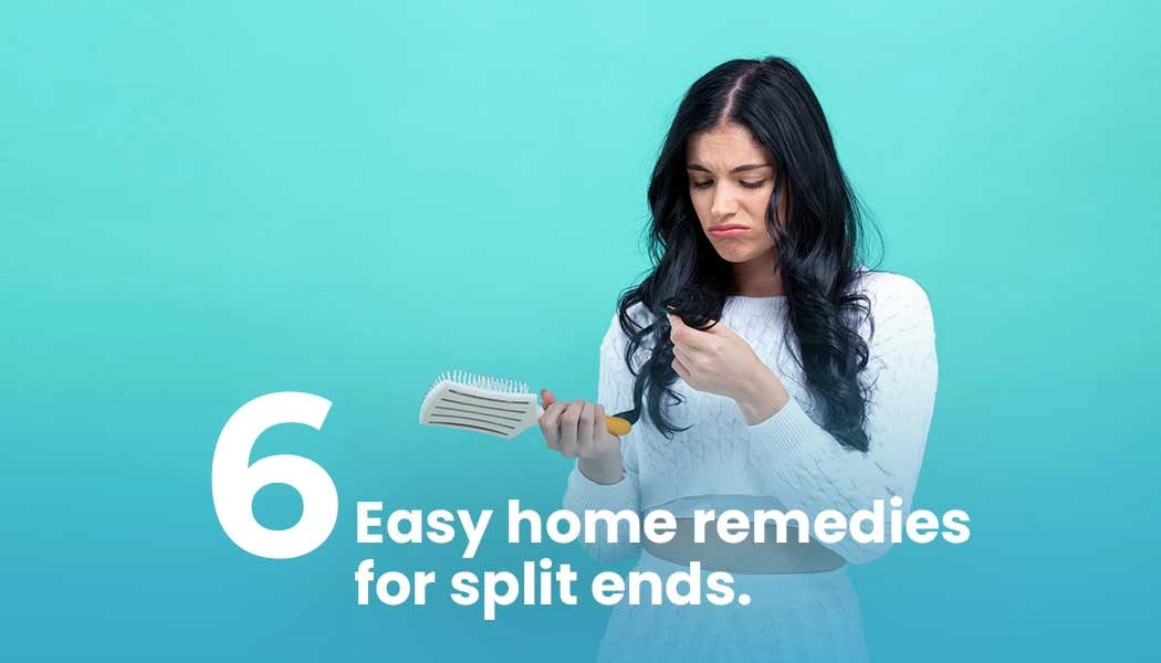 6 Simple Home Remedies for Split Ends