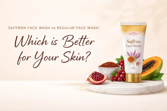 Saffron Face Wash vs. Regular Face Wash: Which Is Better for Glowing Skin?