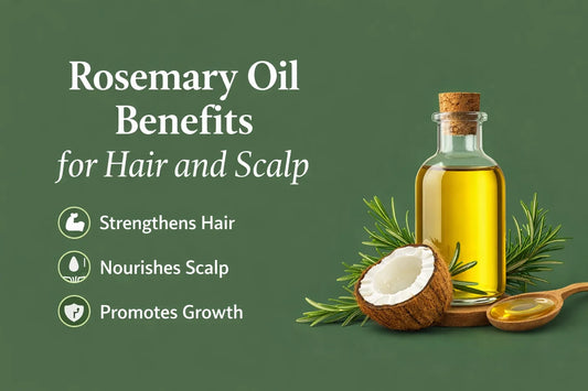Rosemary oil benefits for hair and scalp.