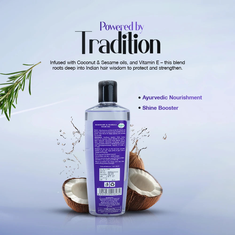 Rosemary And Marula Hair Oil