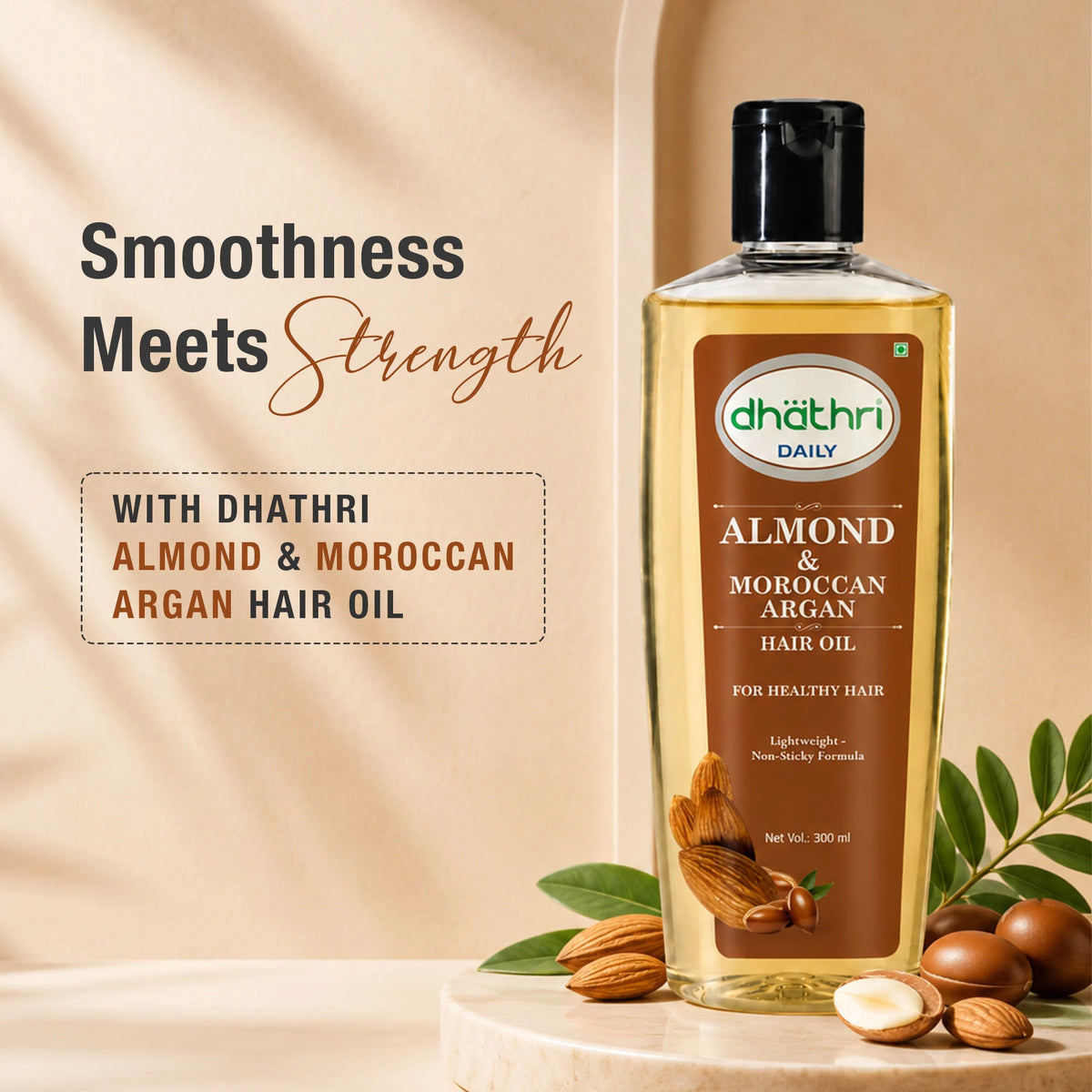 Almond And Moroccan Argan Hair Oil