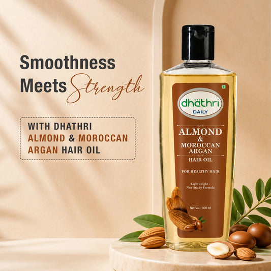 Almond And Moroccan Argan Hair Oil