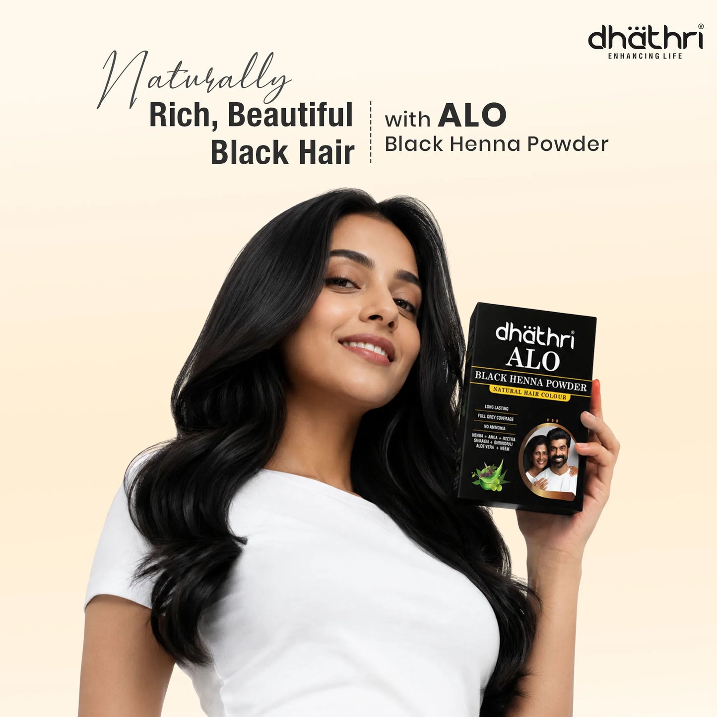 ALO Black Henna Powder (Pack of 5)