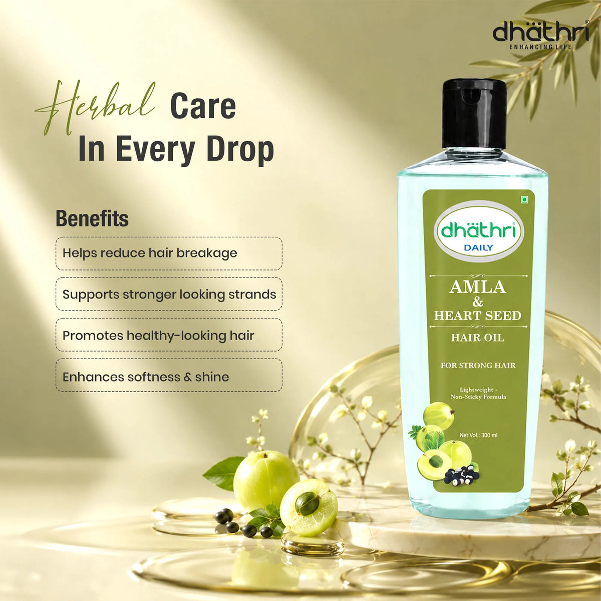 Amla And Heart Seed Hair Oil