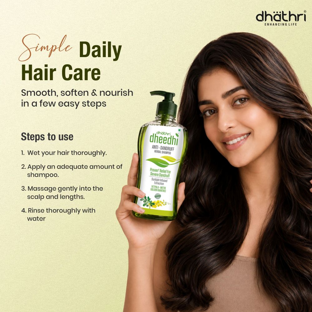 Dheedhi Anti-Dandruff Herbal Shampoo