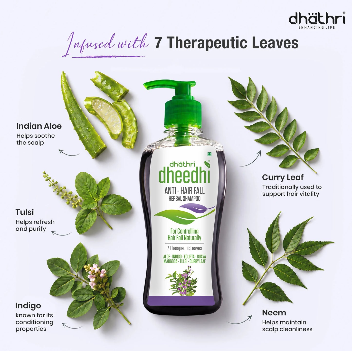 Dheedhi Anti Hairfall Herbal Shampoo