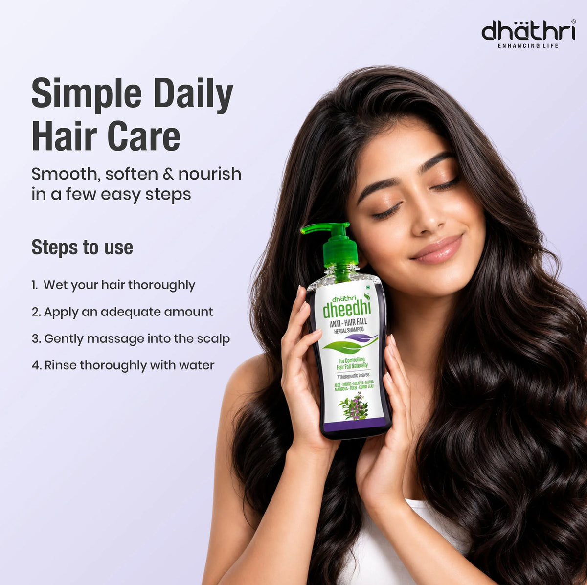Dheedhi Anti Hairfall Herbal Shampoo