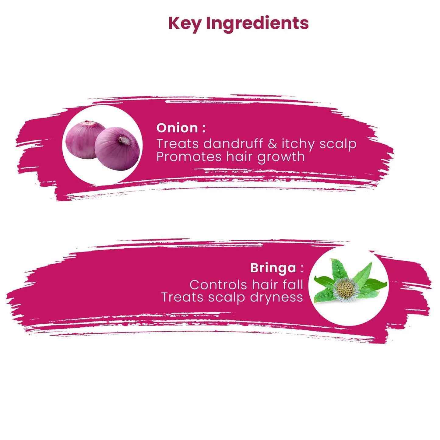 Ingredients of Dhathri Onion Bringa Shampoo