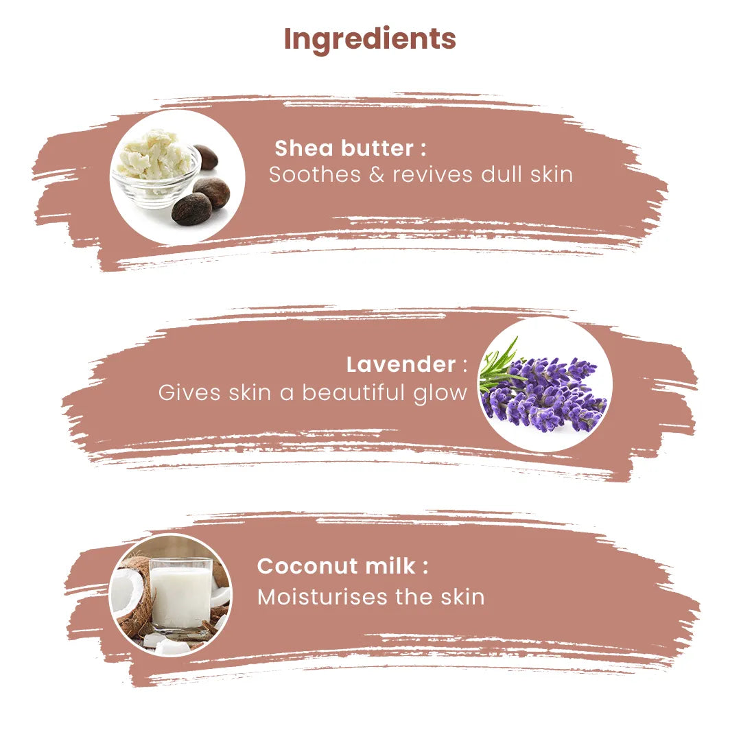 Ingredients of Nourishing Shea Butter Body Wash
