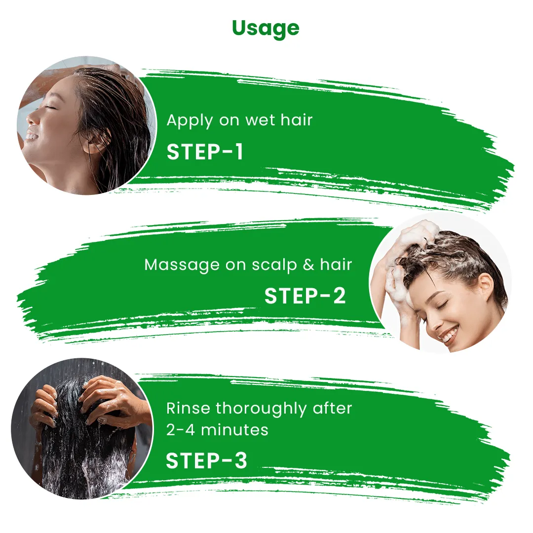 Usage of Dheedhi Anti-Dandruff Herbal Shampoo