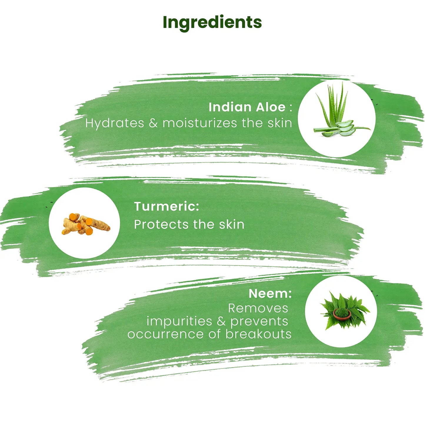 Pimple Treatment Kit Ingredients 
