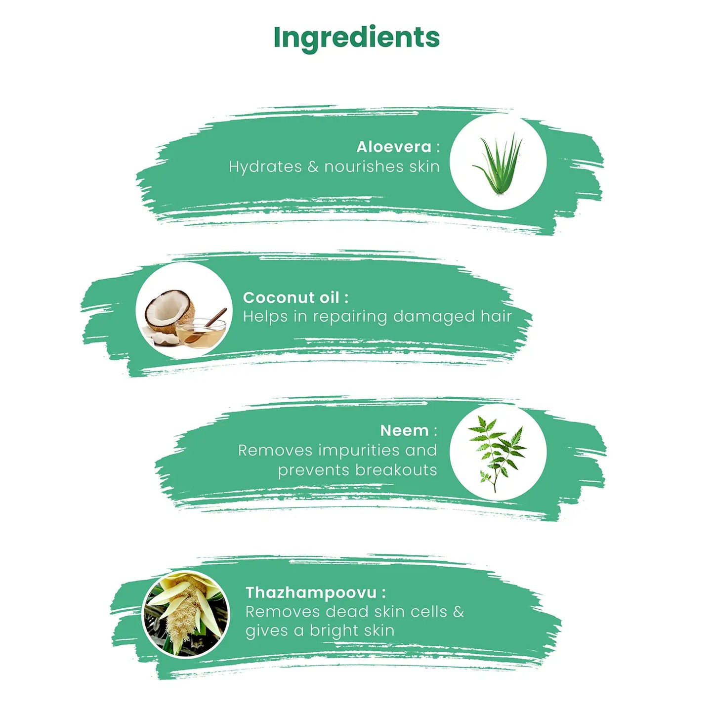 Dhathri Monsoon kit Ingredients