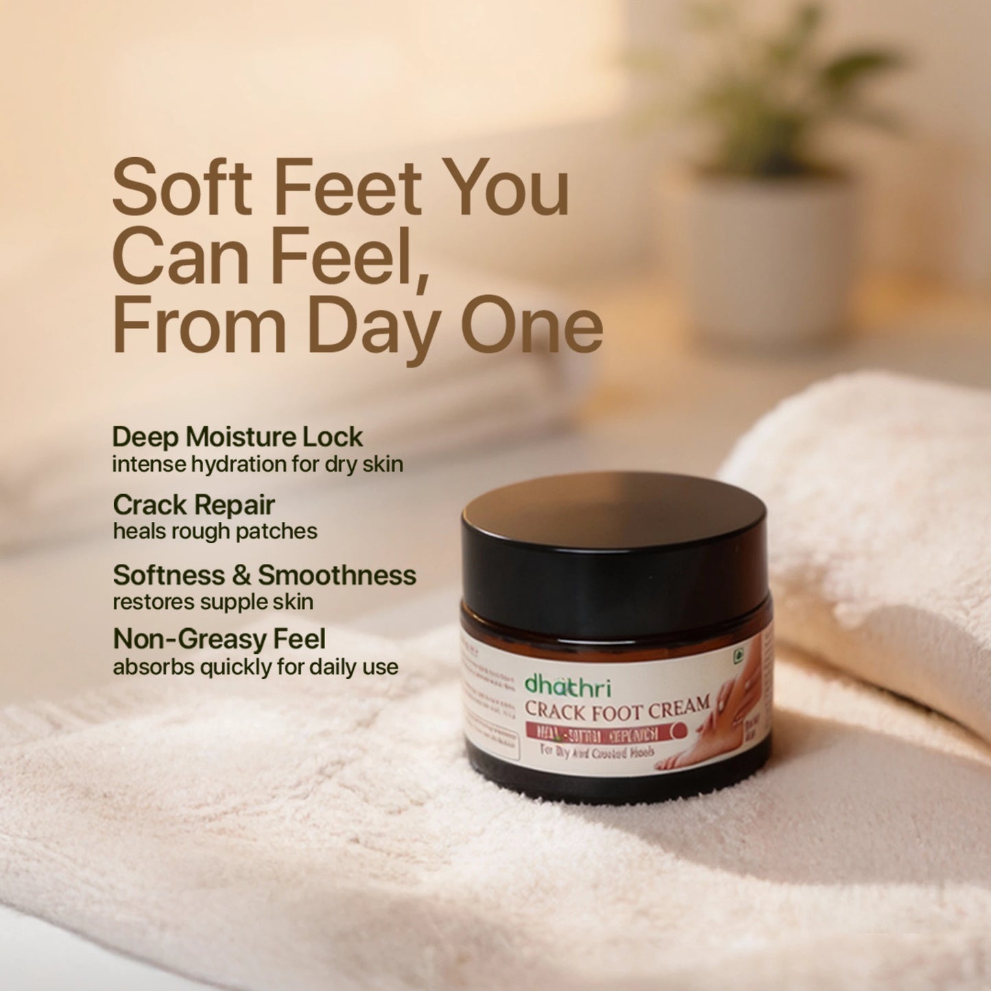 Dhathri crack foot cream