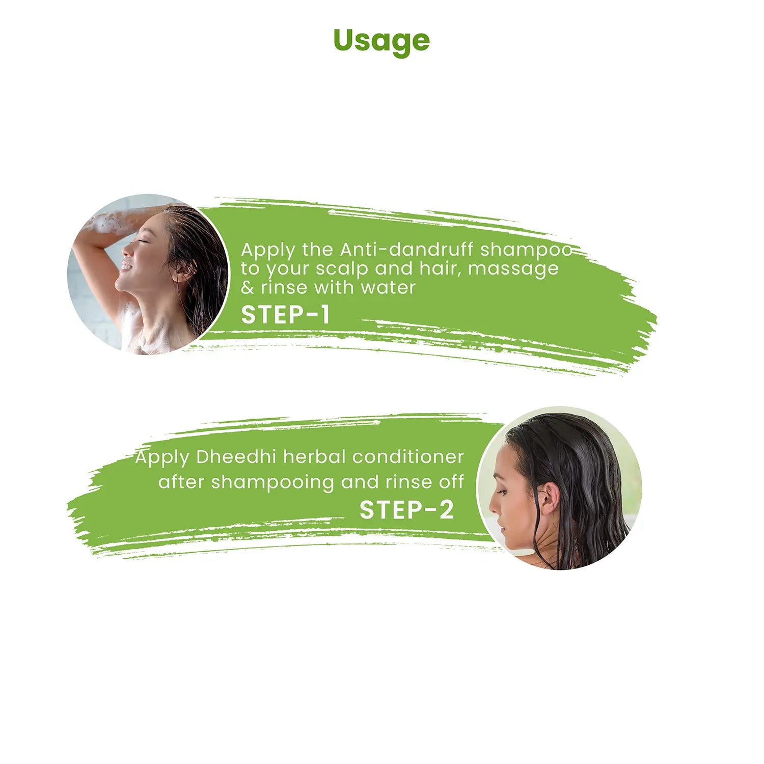anti dandruuf and conditioner Usage
