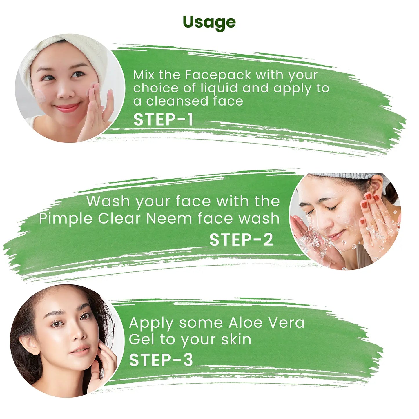 Pimple Treatment Kit Usage 

