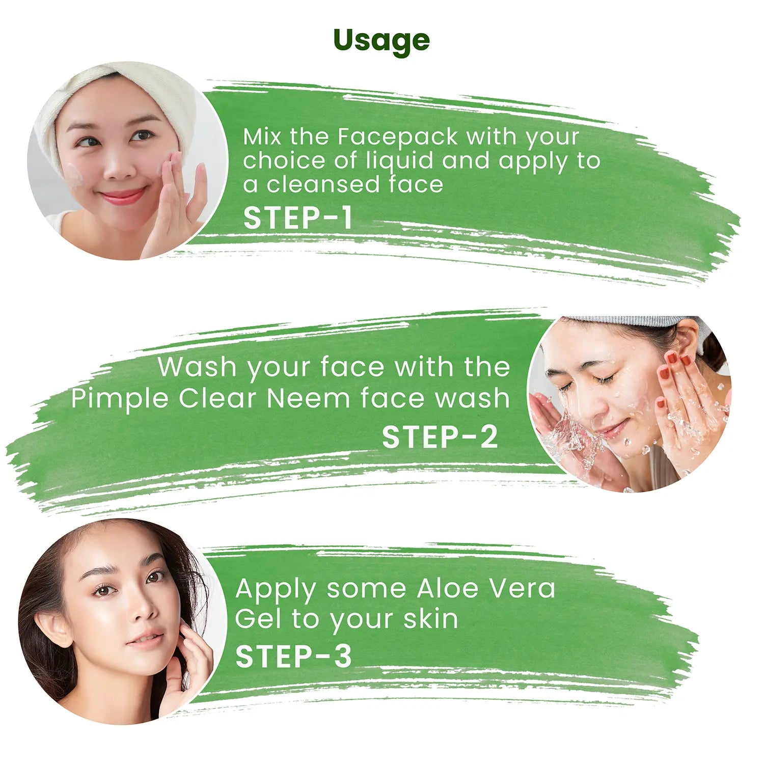 Pimple Treatment Kit Usage 
