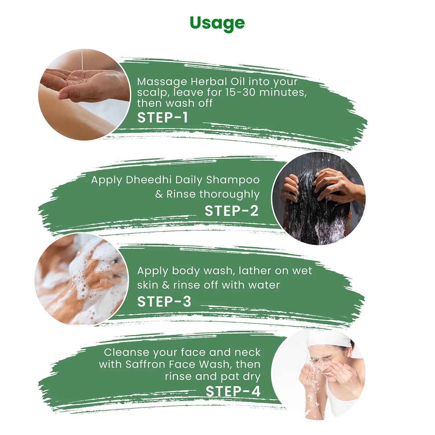 Dhathri Daily Essentials combo Usage