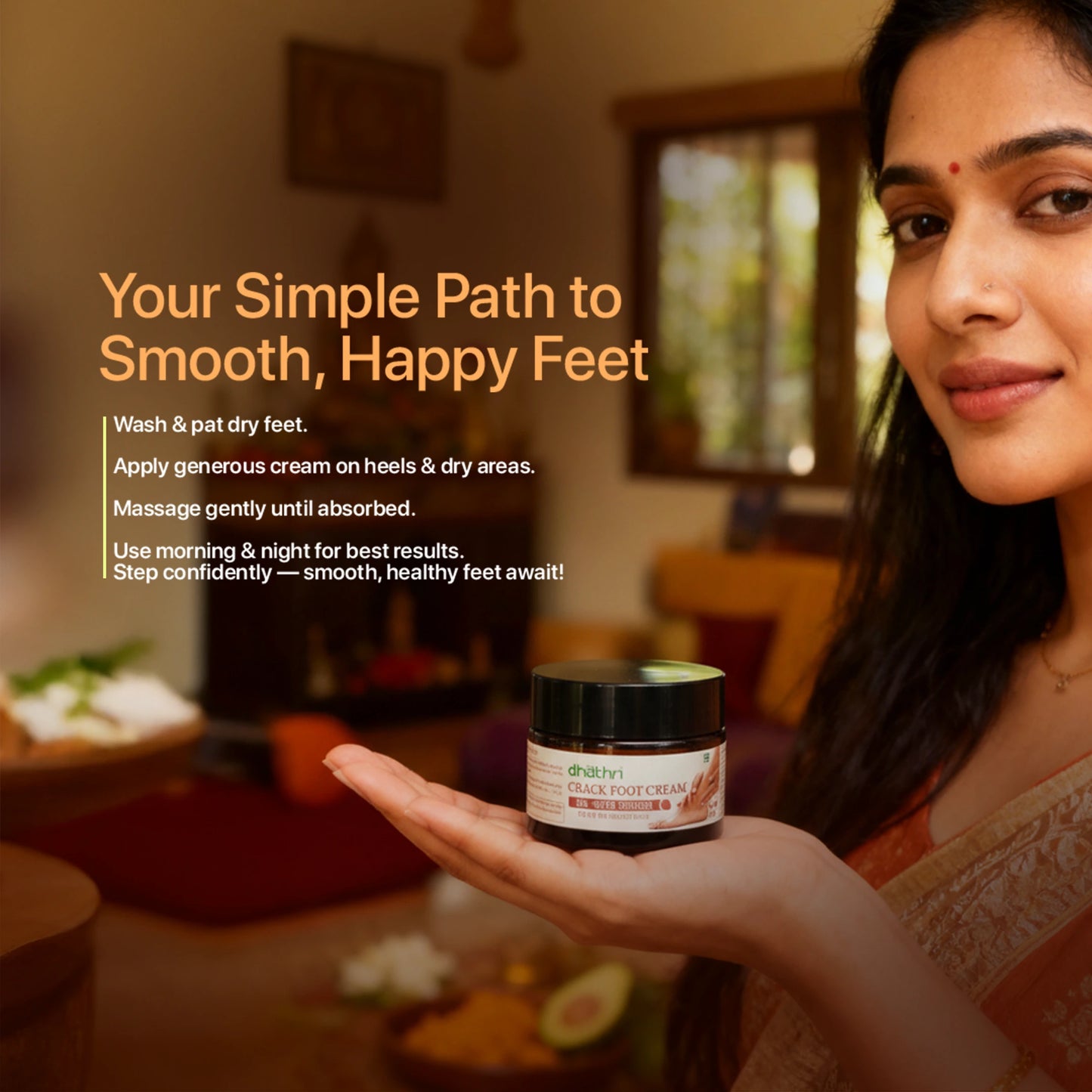 Dhathri crack foot cream