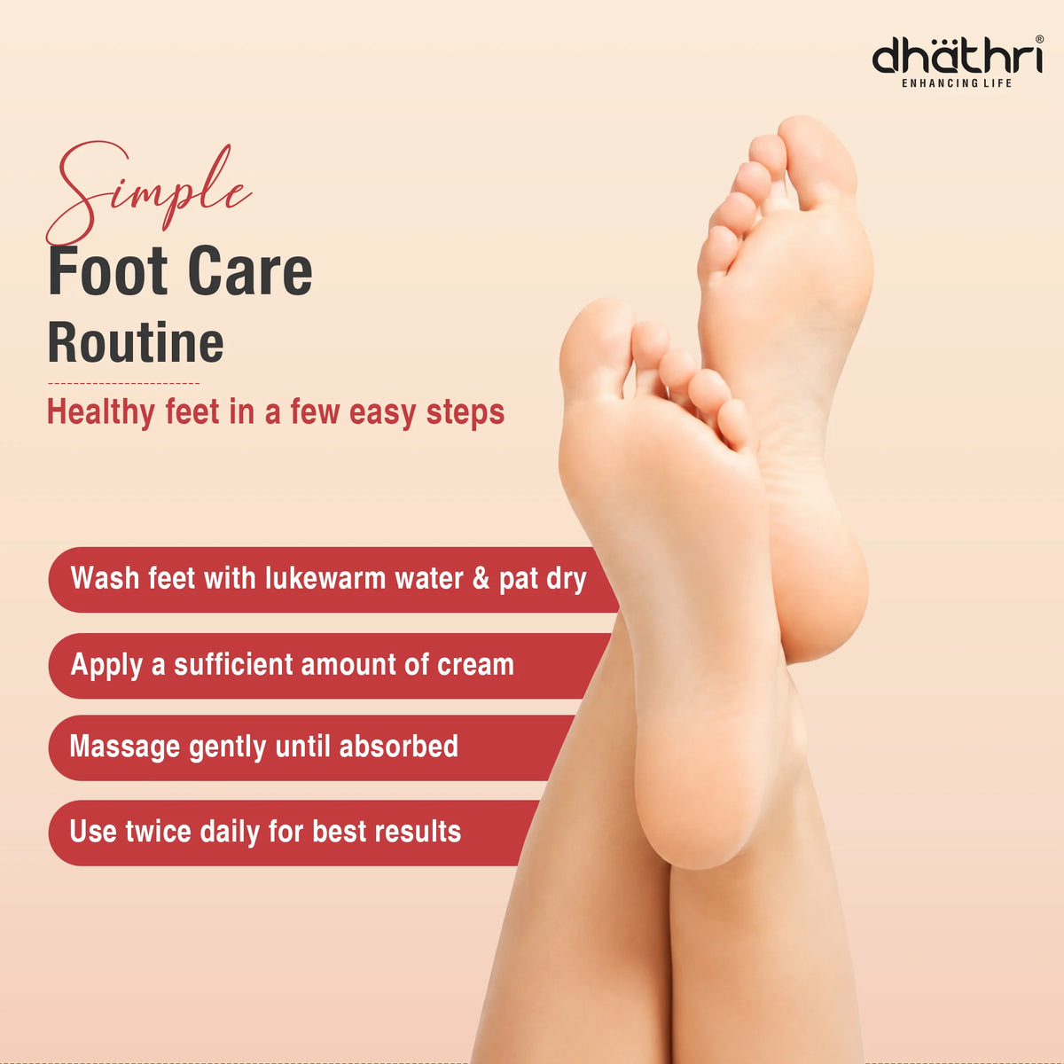 Dhathri crack foot cream