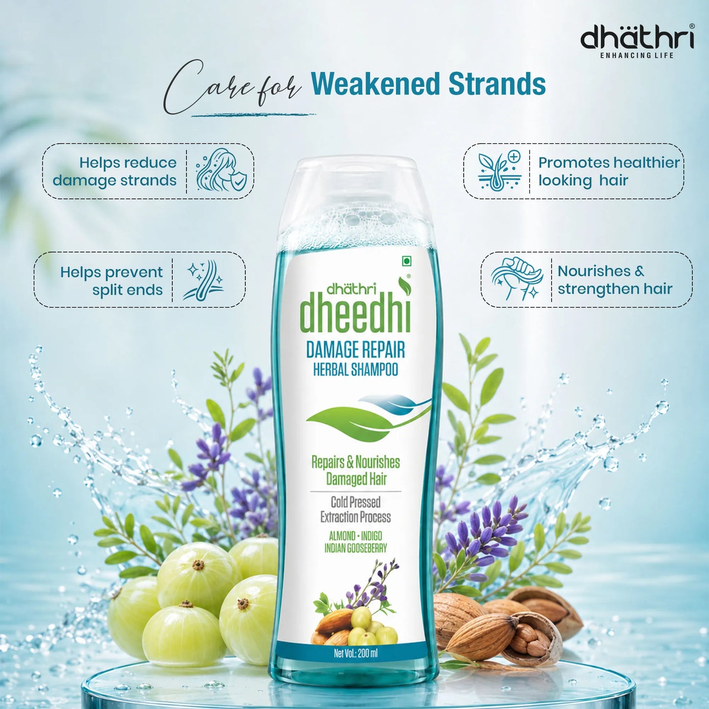 Dheedhi Damage Repair Herbal Shampoo