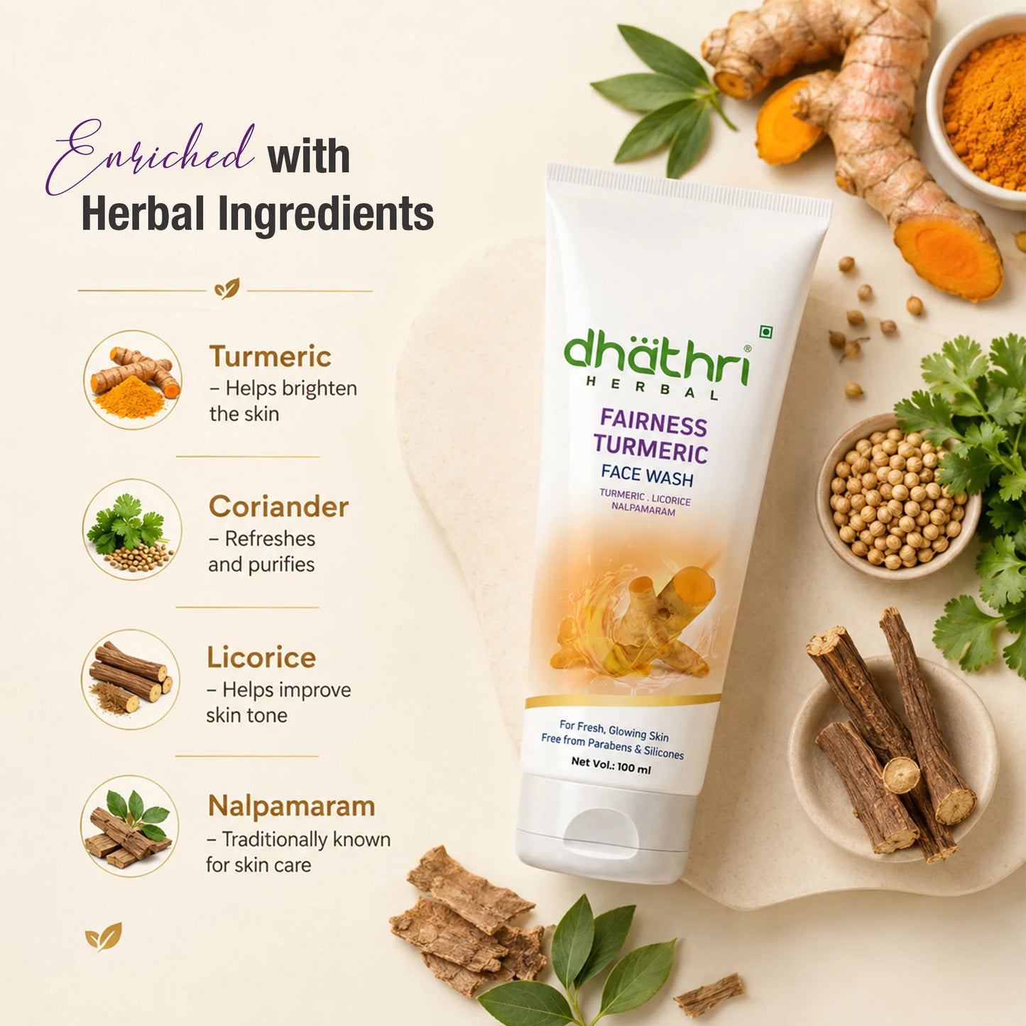 Fairness Turmeric Face Wash