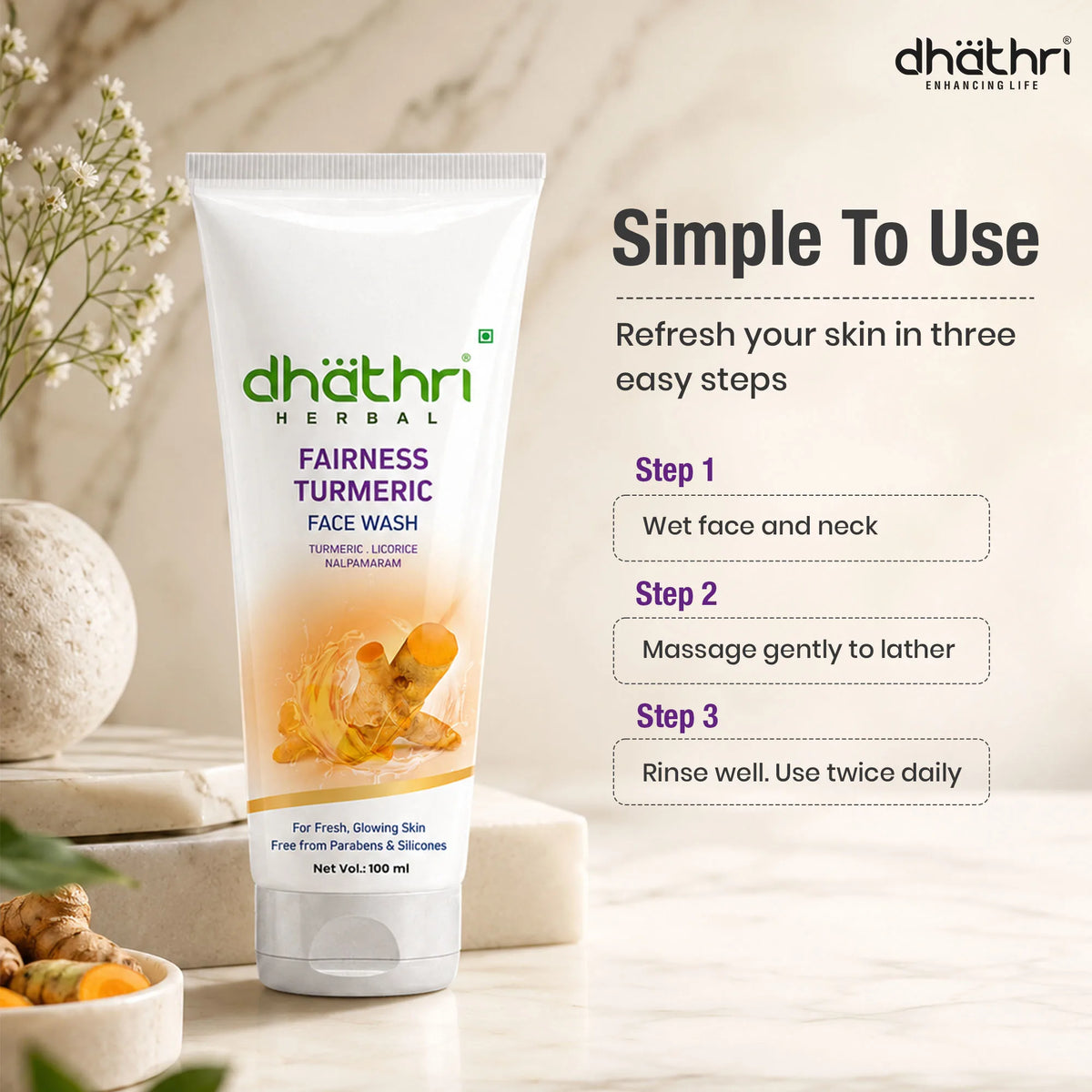 Fairness Turmeric Face Wash