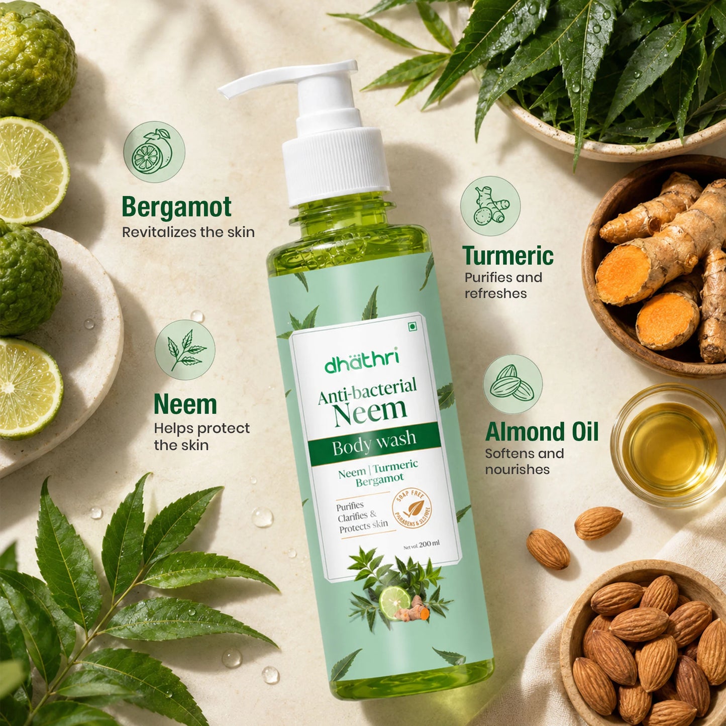 Anti-bacterial Neem Body Wash