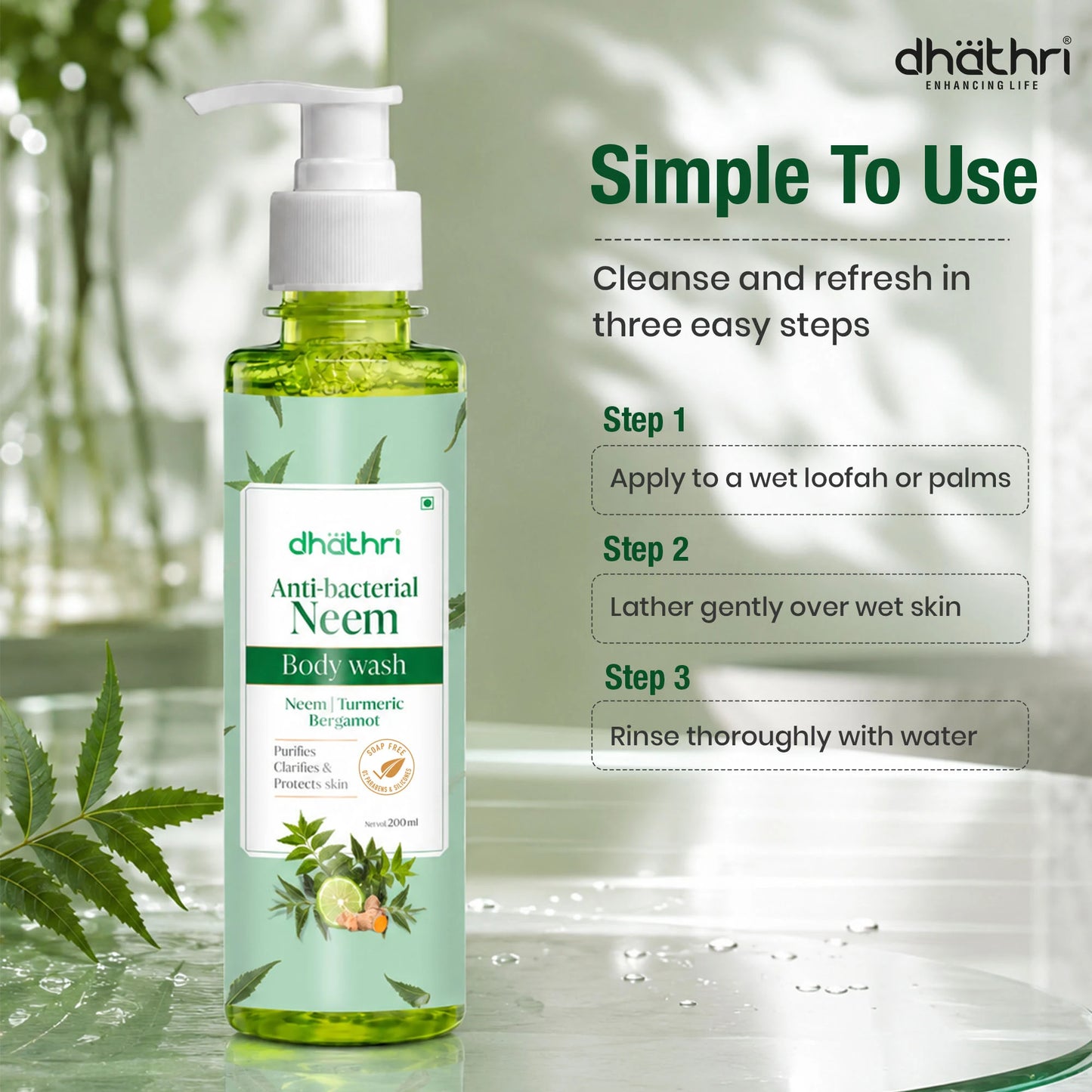 Anti-bacterial Neem Body Wash