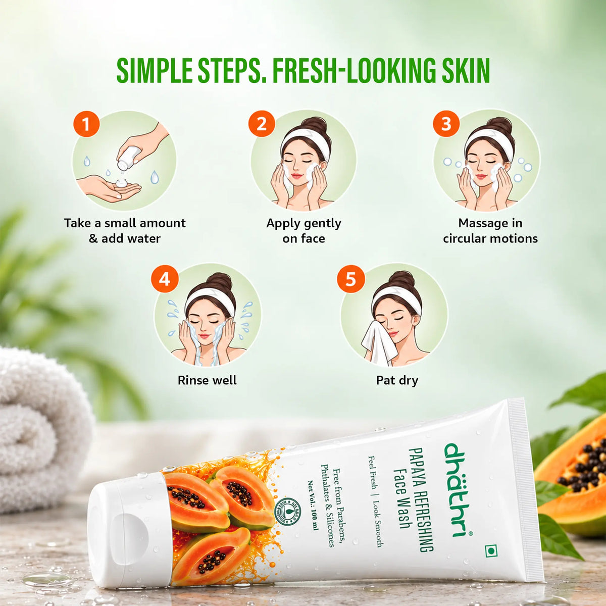 Papaya Refreshing Face Wash
