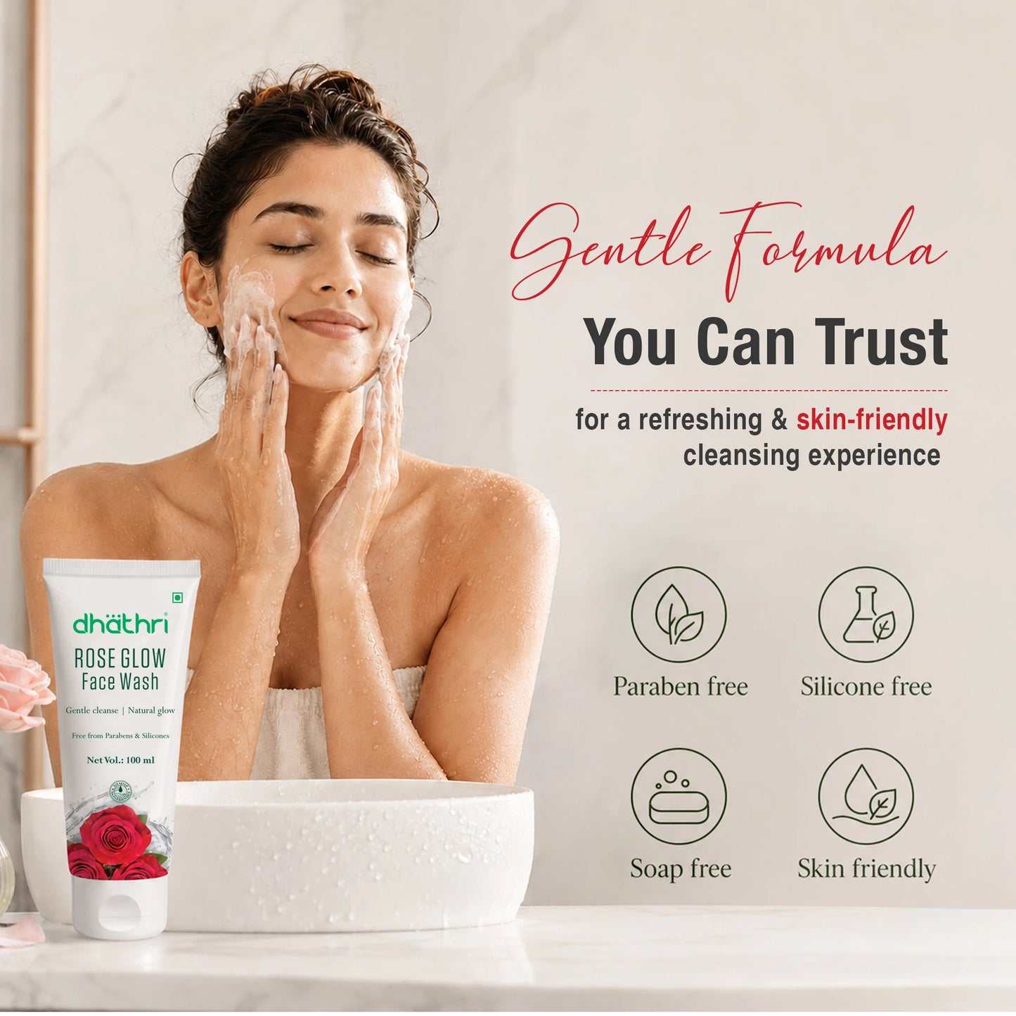 Rose glow Facewash