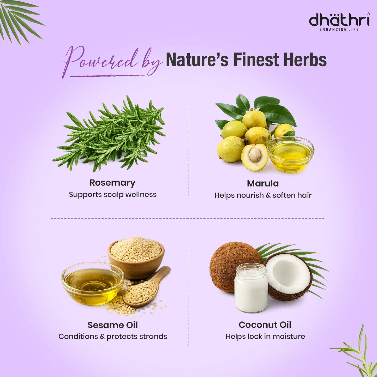 Rosemary And Marula Hair Oil