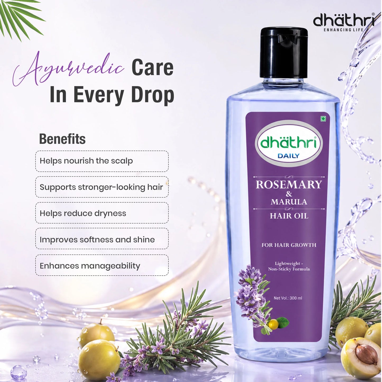 Rosemary And Marula Hair Oil
