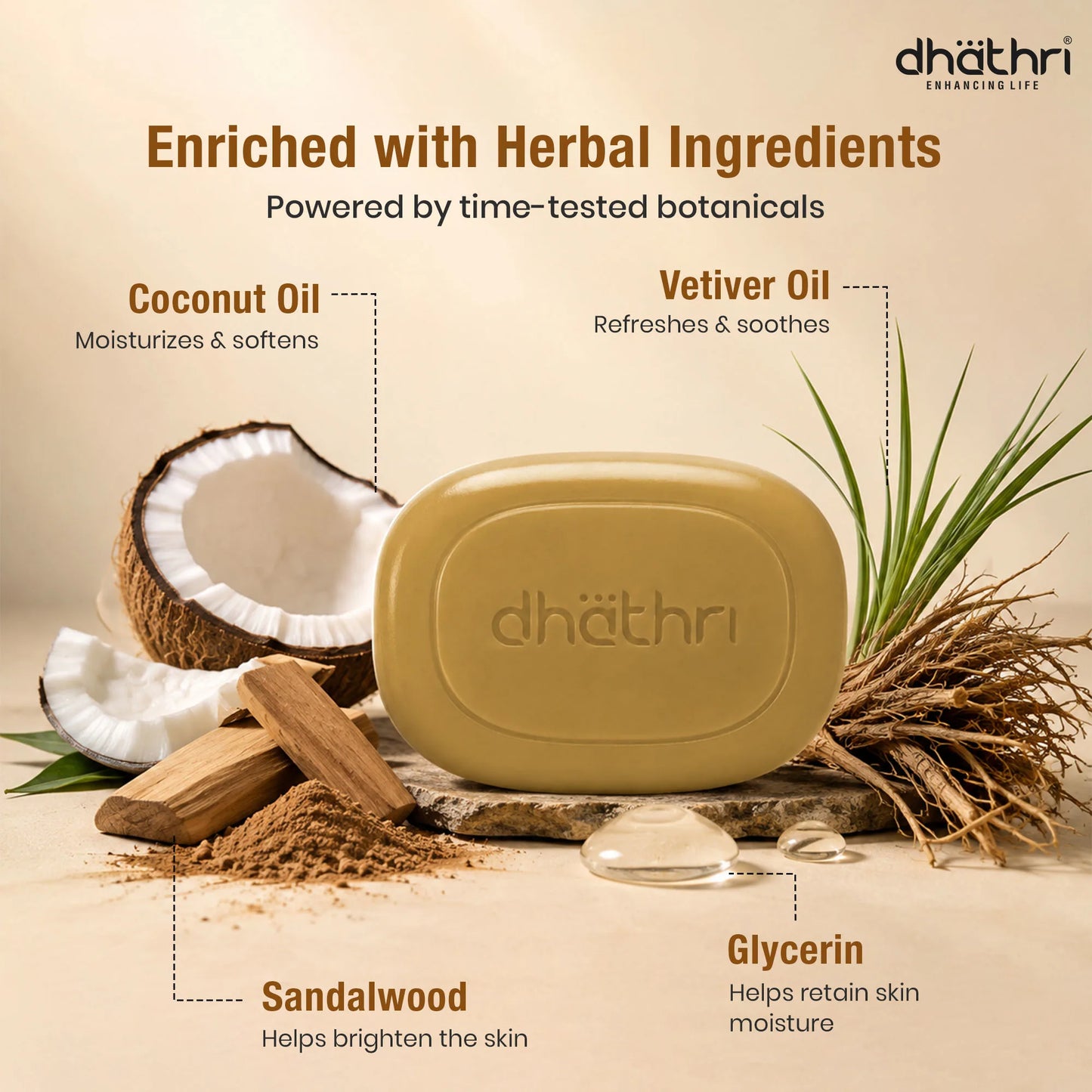 Sandal Soap (Pack Of 5)
