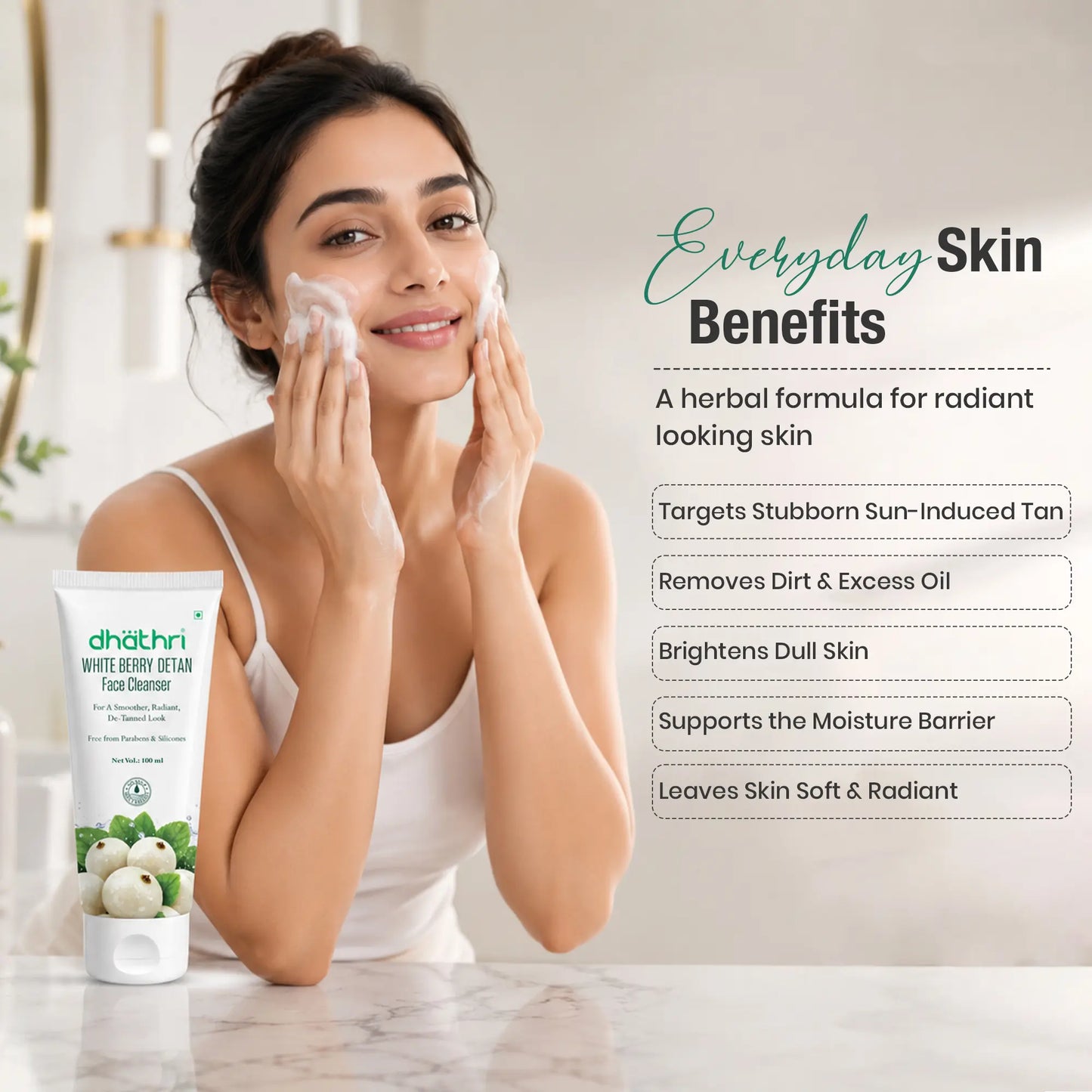 White berry Detan Face cleanser