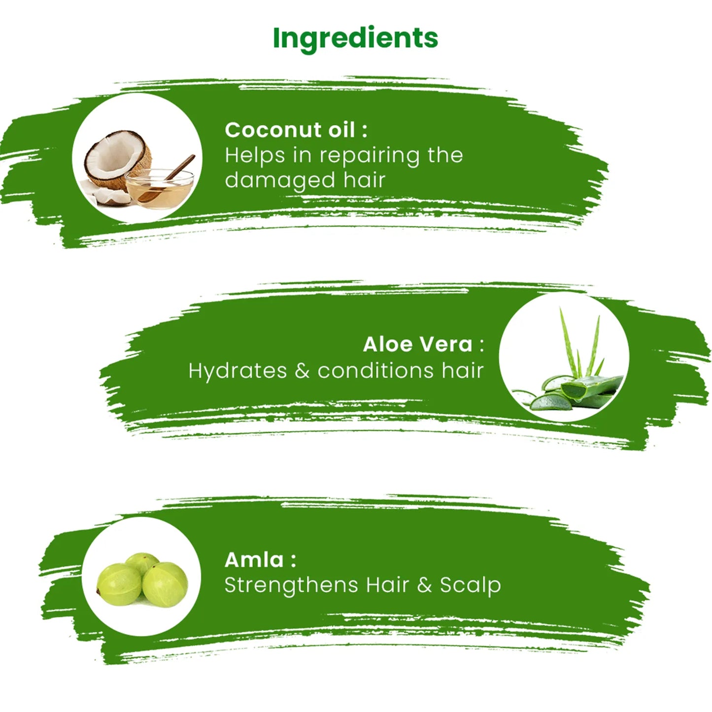 Ingredients of Hair Care Herbal Oil
