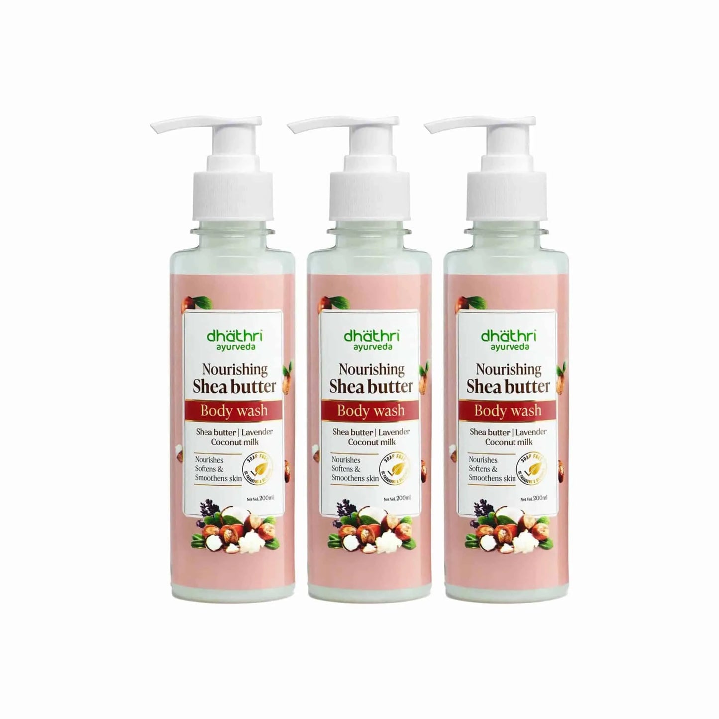 Shea Butter Body Wash Bundle (Pack of 3)
